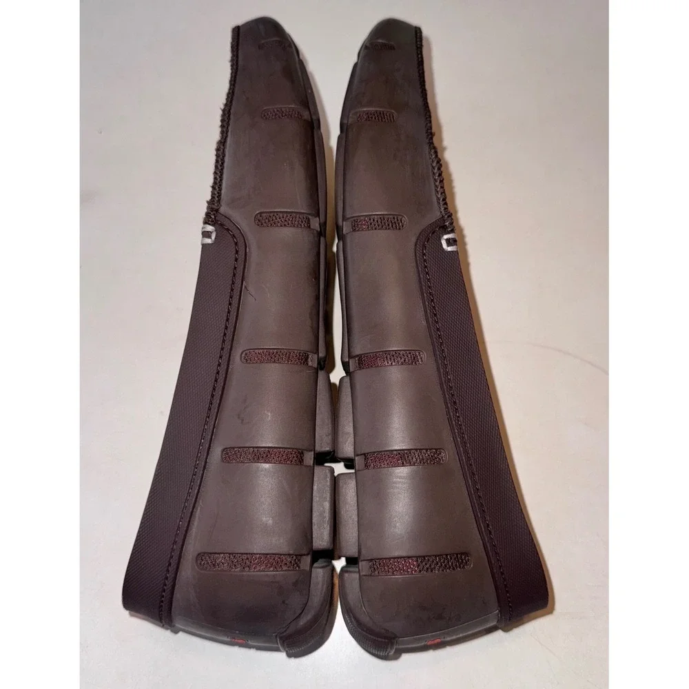 Swims Men's Penny Loafers Brown Rubber Boat Slip On Mesh Water Shoes Size 10